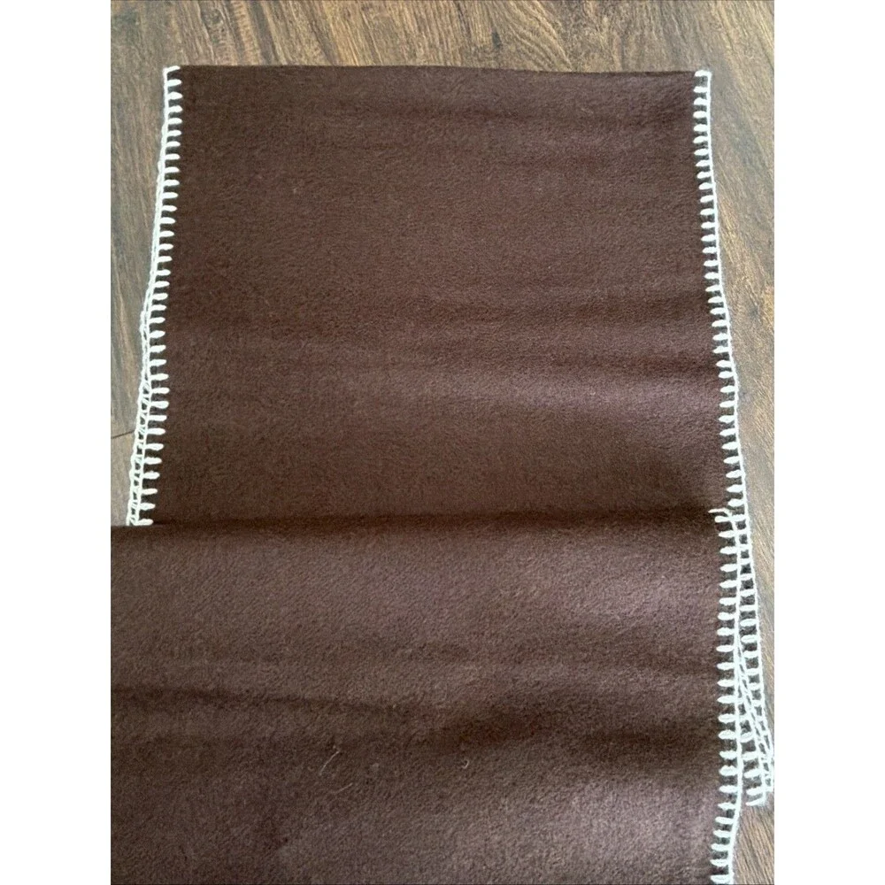 AQUA Women's Whipstitch Scarf Soft and Cozy Chocolate Brown One Size 14